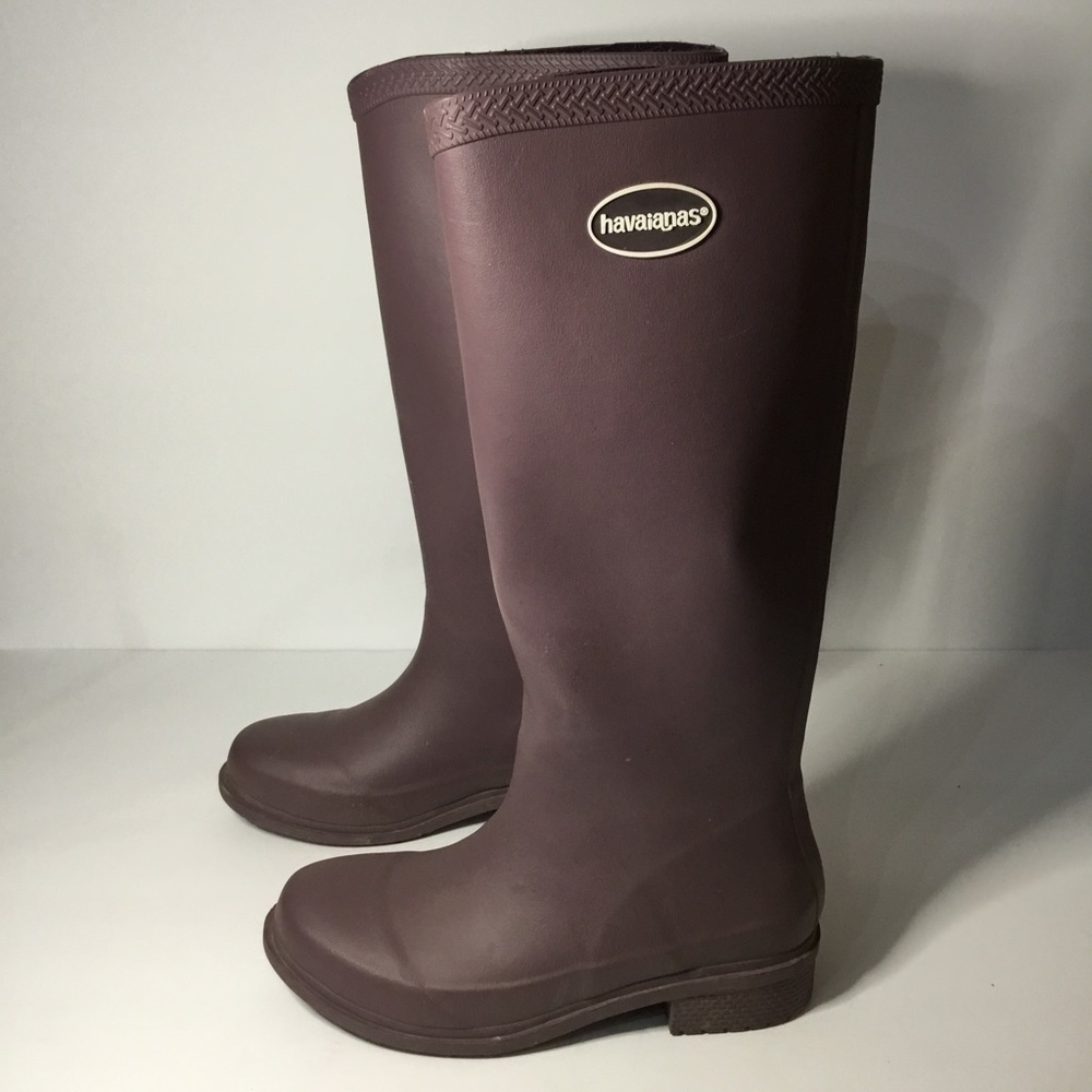Havaianas Women’s Tall Rain Boots Size 5.5W EUC